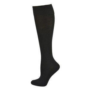 Classic Flat Knit Opaque Knee High 3 Pair Socks
